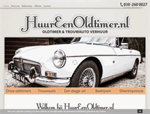 Tablet Screenshot of huureenoldtimer.nl